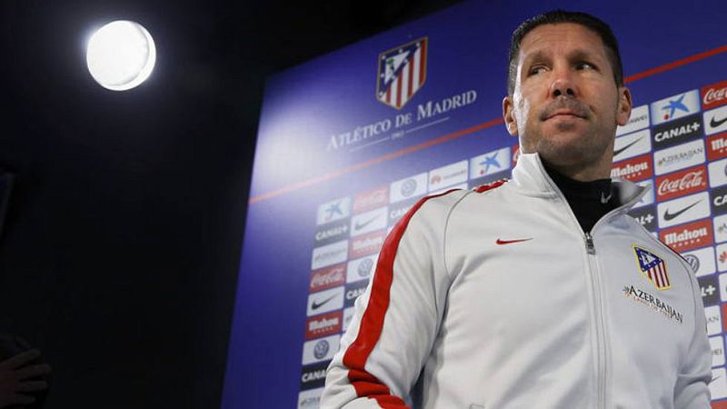 Simeone: "El Athletic tiene buenos jugadores de mitad de cancha hacia delante"