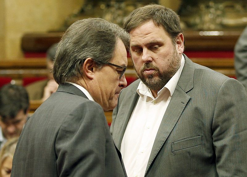 Junqueras ofrece a Mas la Presidencia pero rechaza la lista única