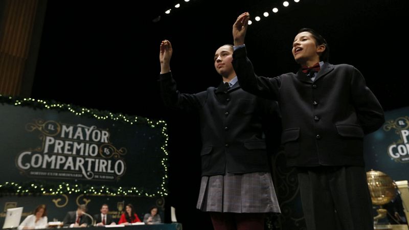 Los niños que han cantado el Gordo: "Teníamos ya ganas. Estábamos contando las bolas"