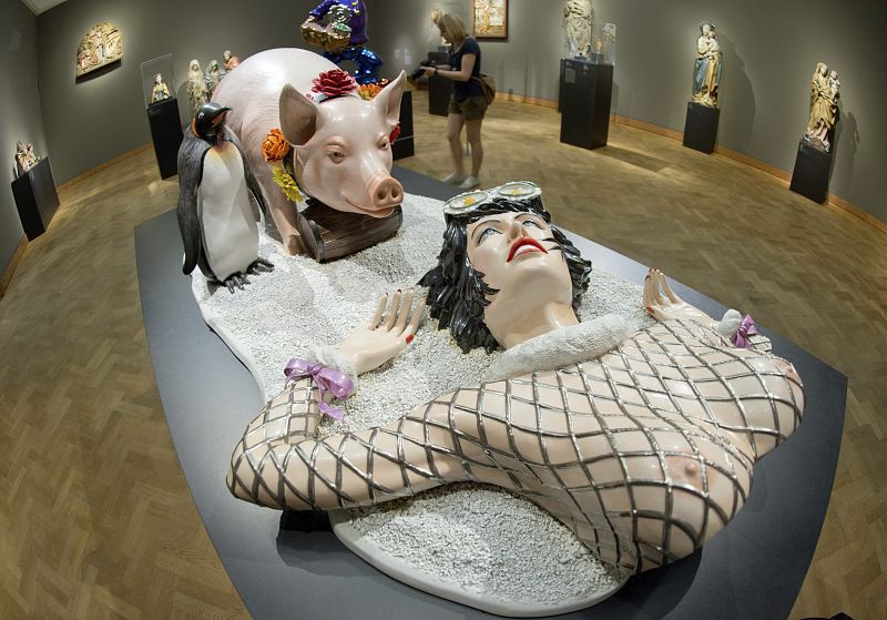 El Pompidou retira una obra de la retrospectiva de Koons tras la denuncia de plagio de un publicista