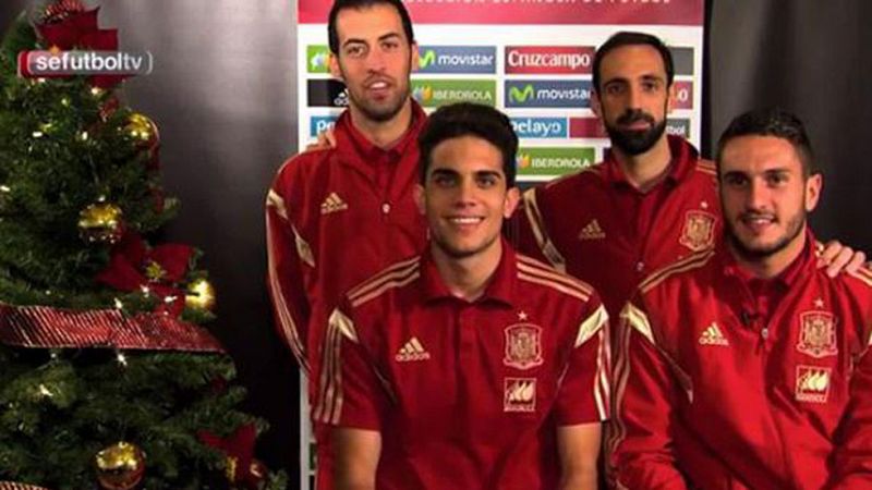 Las variopintas felicitaciones navideñas del deporte español