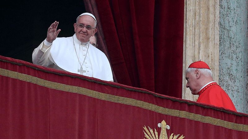 El papa Francisco recuerda los conflictos activos en el mundo en la bendición 'urbi et orbi'
