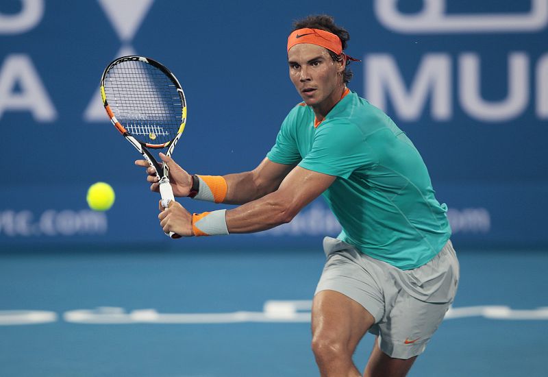 Rafa Nadal se impone a Wawrinka en la final de consolación de Abu Dabi