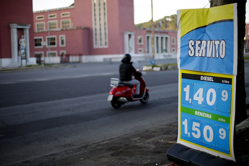 La inflación de la eurozona se situó en negativo en diciembre por primera vez en cinco años