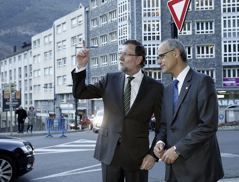 El presidente de Andorra asegura ante Rajoy que están siendo "ejemplares" en el caso Pujol
