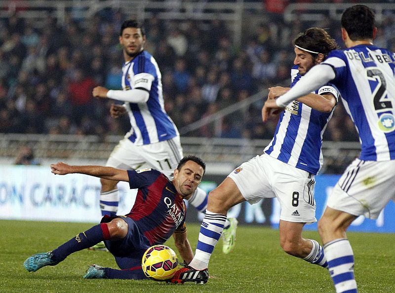 Xavi no entrena y es duda para el partido contra el Atlético de Madrid