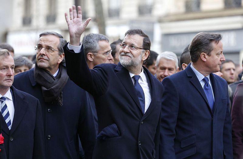 Rajoy llega a Grecia para apoyar al primer ministro Samarás al inicio de la campaña electoral