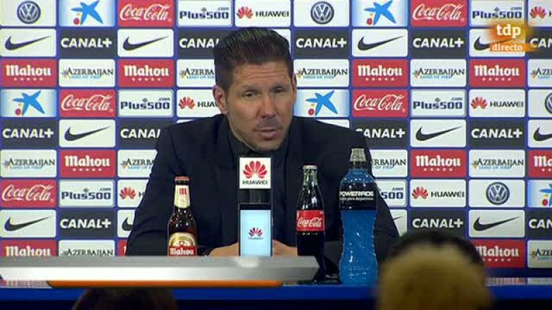 Simeone: "Me voy contento con Mandzukic y Torres"