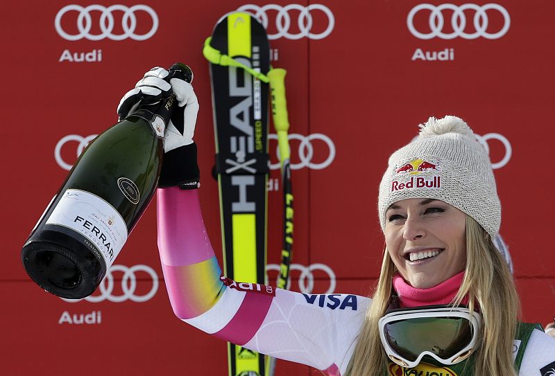 Vonn se convierte en la mujer con más victorias en la Copa del Mundo de Esquí Alpino