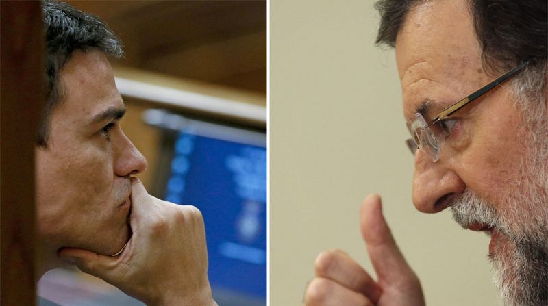 Rajoy acusa a Sánchez de competir con IU y Podemos por "ver quién dice que todo va peor"