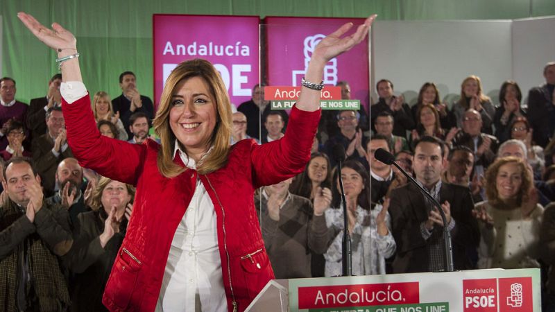 Susana Díaz: "El único tren que voy a coger es el tren de Andalucía"