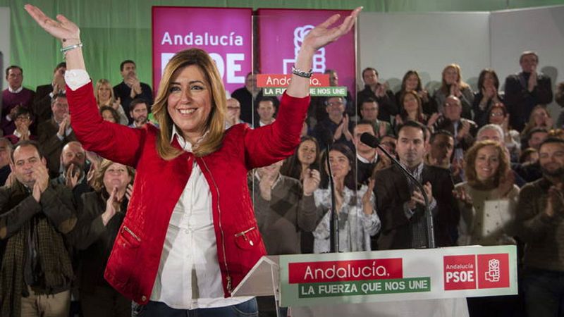 Susana Díaz comunica a Izquierda Unida que adelantará las elecciones andaluzas al 22 de marzo