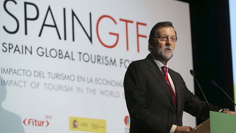 Rajoy: el gasto de los turistas internacionales fue de 63.000 millones en 2014, un 6,5% más