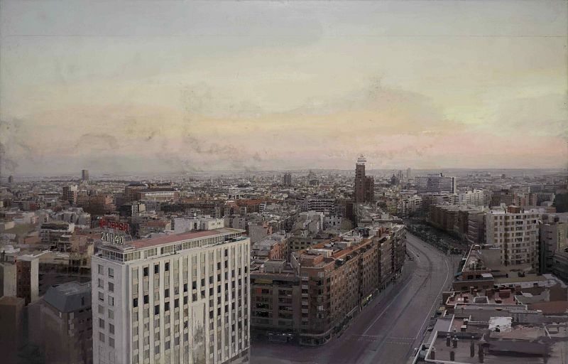 El cuadro "Madrid desde Torres Blancas", de Antonio López, subastado por 1,74 millones