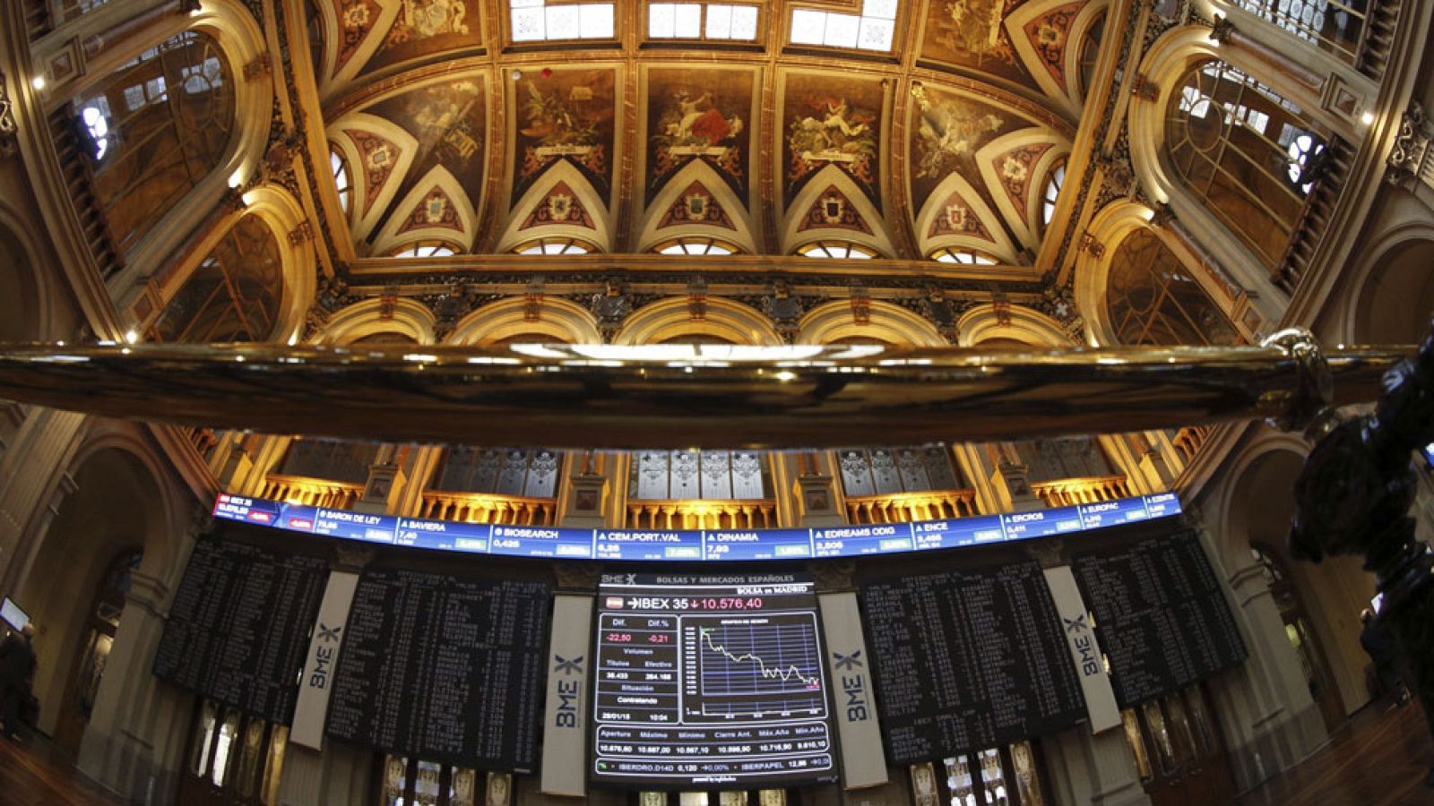 El IBEX 35 sube un 1,2% en enero, un mes marcado por el Banco Central Europeo y Grecia