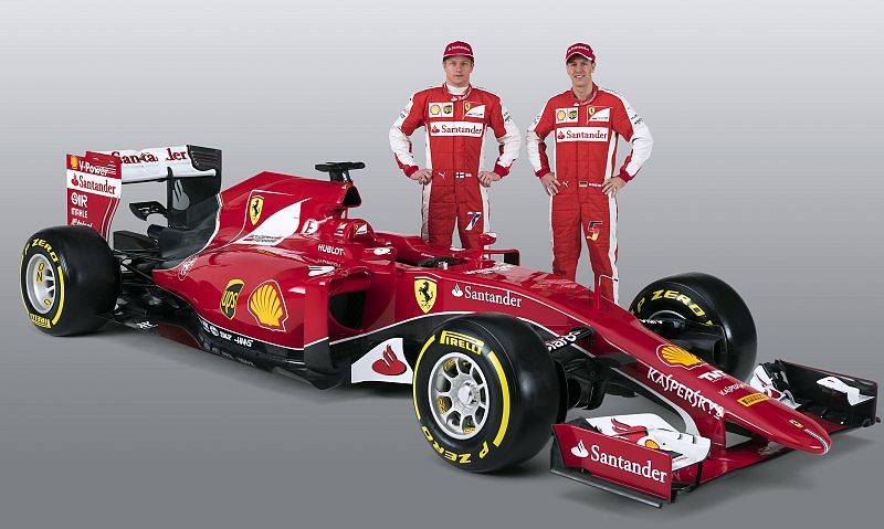 Ferrari presenta el nuevo monoplaza que pilotarán Raikkonen y Vettel en 2015