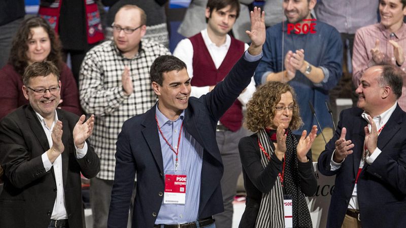 Barones del PSOE piden unidad en torno a Sánchez para hacer frente a Podemos