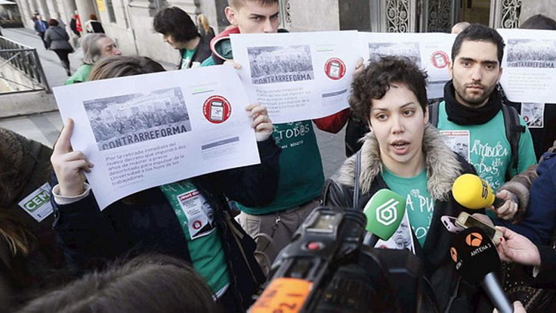 El Sindicato de Estudiantes convoca una huelga el 25 y 26 de febrero por los grados de tres años