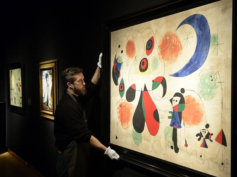 Un óleo de Miró supera todas las expectativas en la primera subasta del año en Christie's