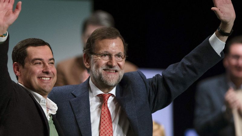 Rajoy promete que el 22 de marzo el PP recuperará los "tres años perdidos" en Andalucía