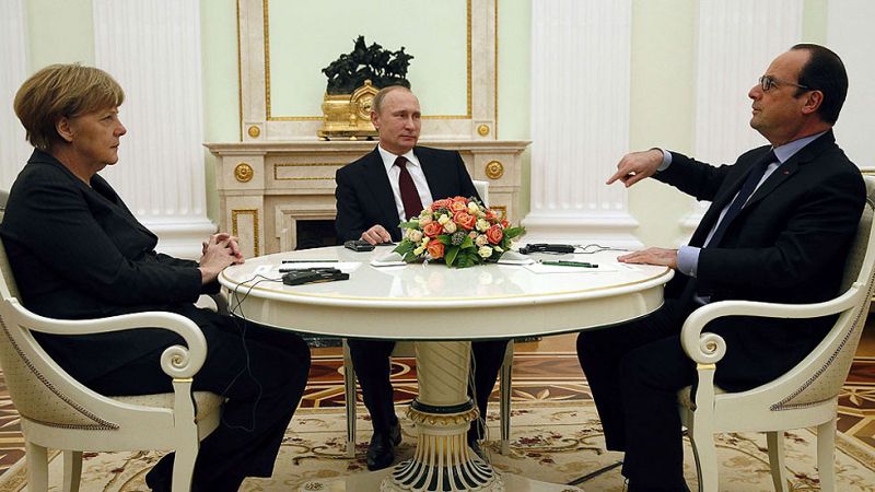 Berlín anuncia una cumbre en Minsk el miércoles para buscar la paz en Ucrania