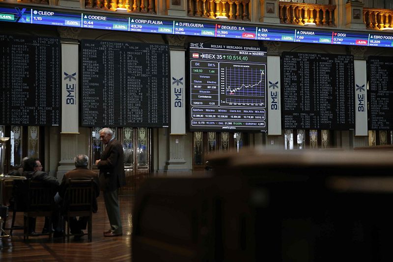 El IBEX 35 sube un 1,3% gracias a rumores sobre una posible prórroga en las ayudas a Grecia