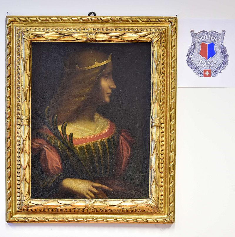 Recuperan en un banco suizo un cuadro atribuido a Leonardo da Vinci
