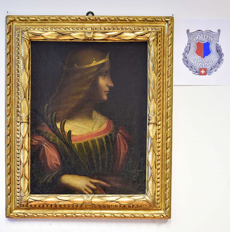 Recuperan en un banco suizo un cuadro atribuido a Leonardo da Vinci