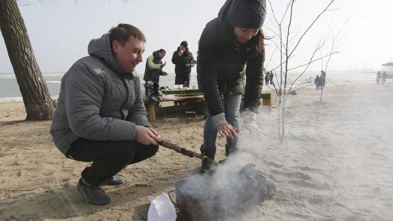 El alto el fuego en Ucrania se respeta en general, pero con incidentes
