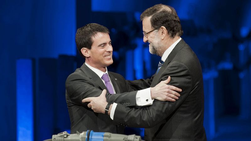 Rajoy y Valls inauguran la nueva interconexión eléctrica entre España y Francia