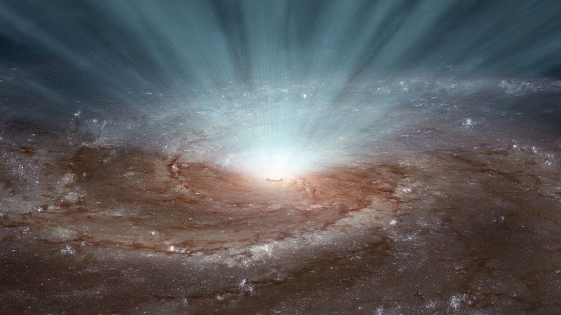 Telescopios de la NASA y la ESA miden los potentes vientos de los agujeros negros