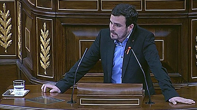 Garzón llama a "atajar el estado de emergencia social" y acusa a Rajoy de "vivir en una burbuja"
