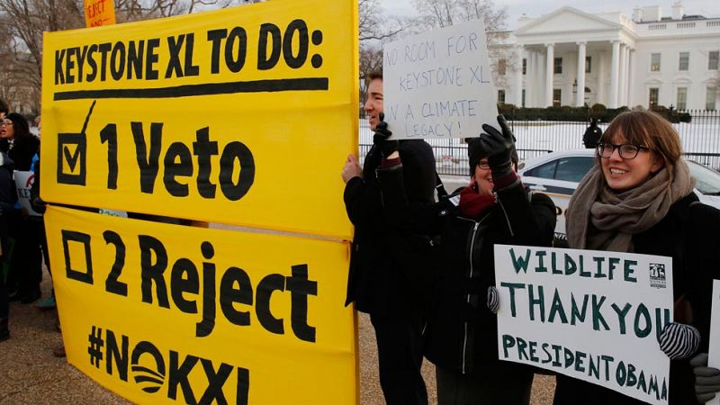 Obama veta el proyecto del oleoducto Keystone aprobado por la mayoría republicana del Congreso