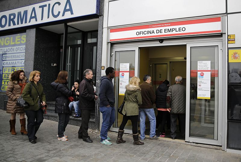 Los beneficiarios de prestaciones por desempleo fueron 2.416.786 en enero, un 13,8% menos