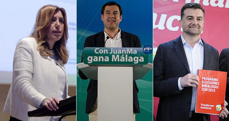 PP, PSOE e IU celebrarán dos debates en la campaña electoral andaluza, en Canal Sur y TVE