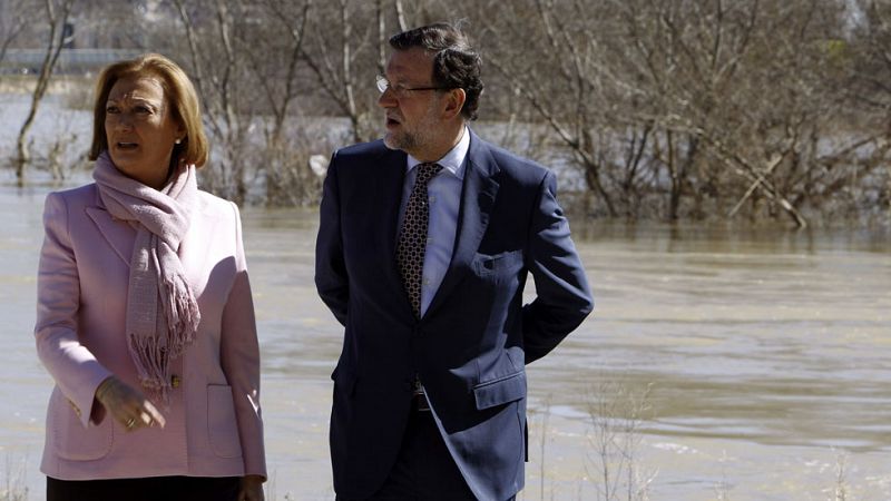 El Gobierno cifra en 105 millones los daños de la riada y Rajoy garantiza "rapidez" para paliarlos