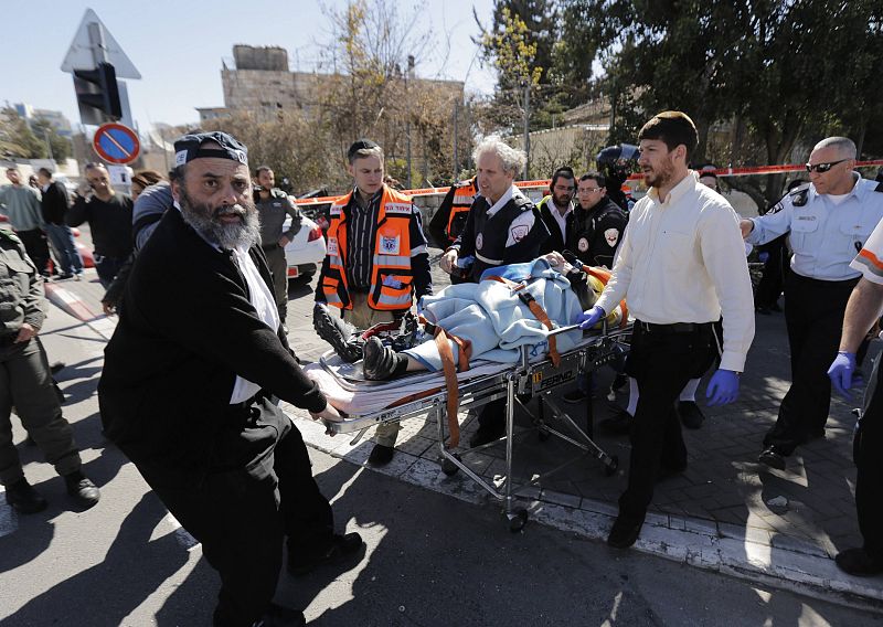 Un palestino hiere a cinco personas en un atropello deliberado en Jerusalén