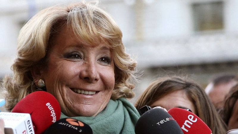 Aguirre 'zanja' la polémica con Génova y dice que si es alcaldesa dejará de presidir el PP de Madrid