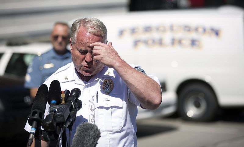 Dimite el jefe de policía de Ferguson tras la denuncia de "sesgo racial"