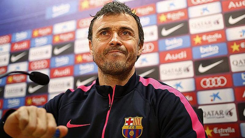 Luis Enrique: "Entramos en el último tercio de la liga y dependemos claramente de nosotros"