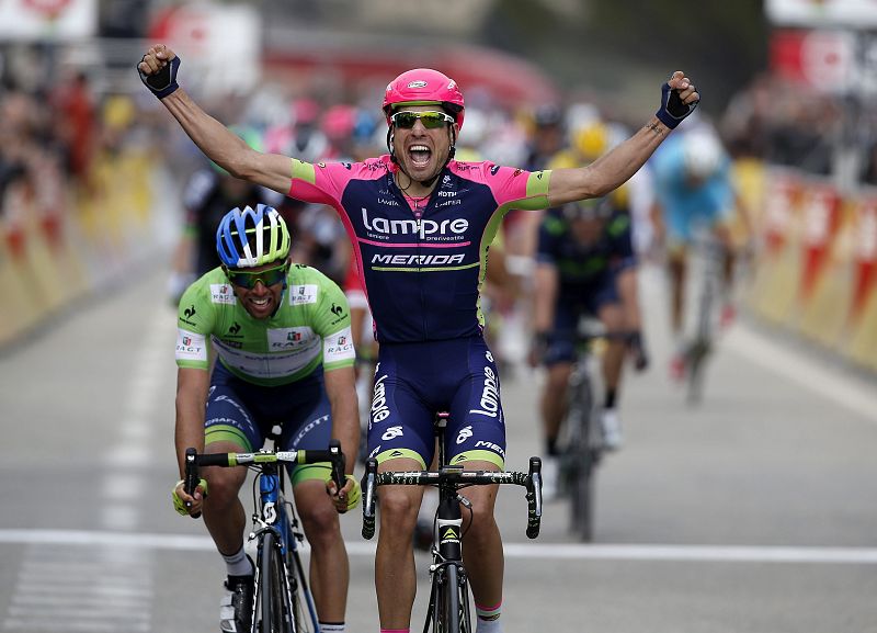 El italiano Cimolai (Lampre) gana la quinta etapa de la París-Niza