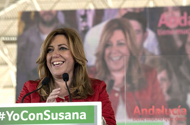Susana Díaz: "Aspiro a ser la presidenta de Andalucía, lo demás me da igual"