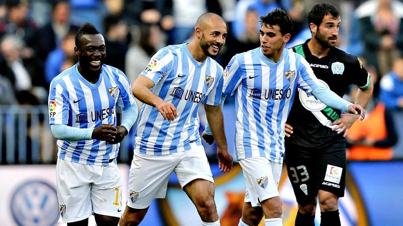 El Málaga deja agonizante al Córdoba y sueña con Europa