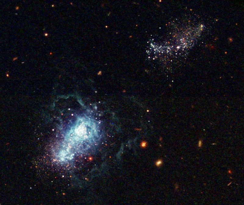 Una galaxia enana permite conocer el pasado del universo