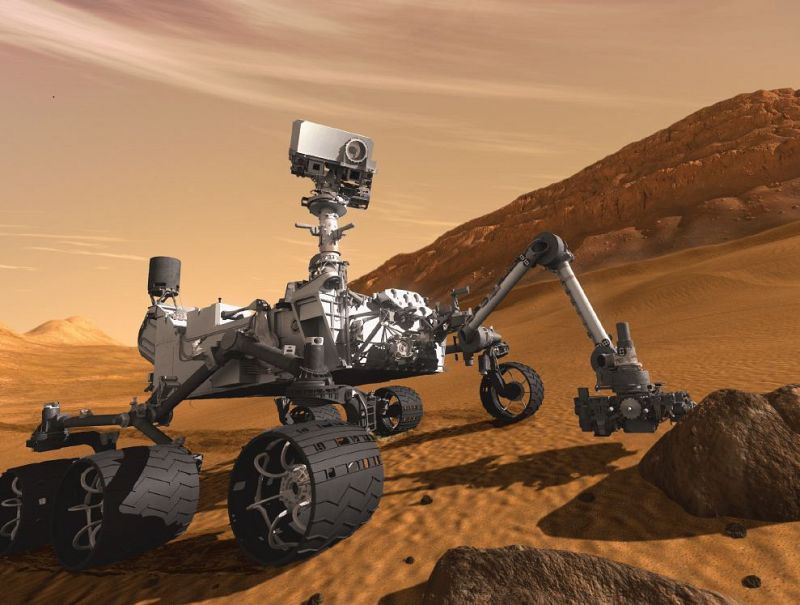 El robot Curiosity encuentra nitrógeno en el suelo de Marte