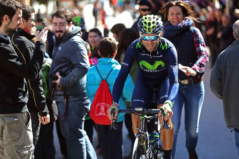 Valverde se lleva la quinta etapa y Porte se convierte en el nuevo líder