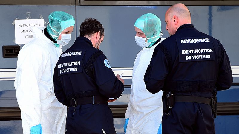 Identifican 78 perfiles de ADN distintos en los restos de las víctimas que iban a bordo del avión