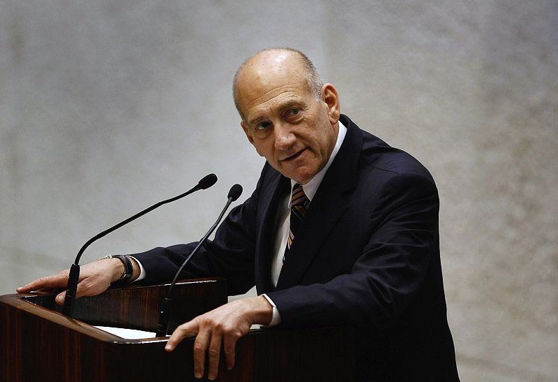 El ex primer ministro israelí Ehud Olmert, condenado por otro caso de corrupción