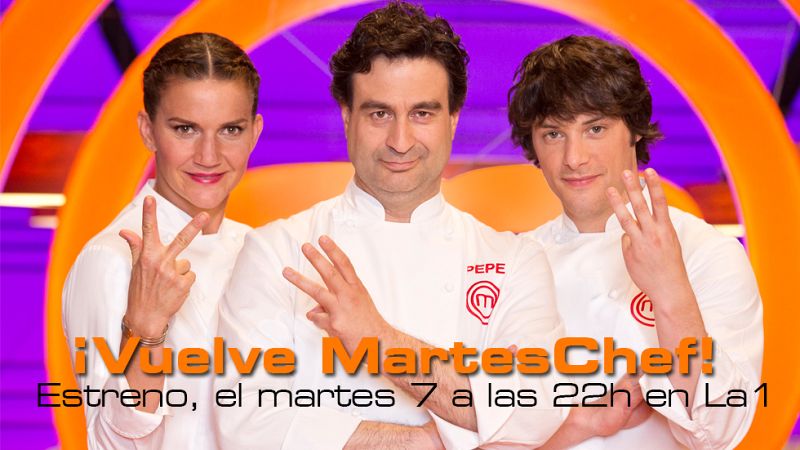 TVE estrena MasterChef 3 el martes, 7 de abril a las 22 horas