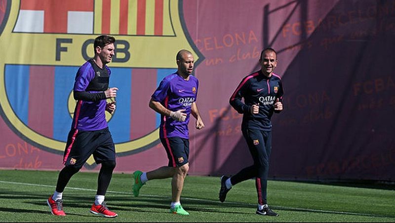 Messi entrena con normalidad y apunta a Balaídos